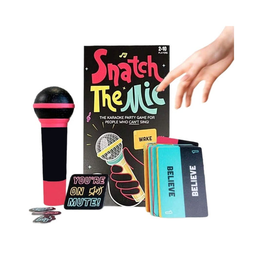 Snatch The Mic Music-Party Game - High-Energy Family & Social Interactive Game for All Ages V888-ELOSUNG45128