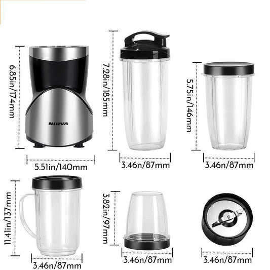 Professional Multifunctional Juicer with 4 Cups & 2 Blade Heads - 1.5L Large Capacity & 380W High Power V888-ELOSUNG45868