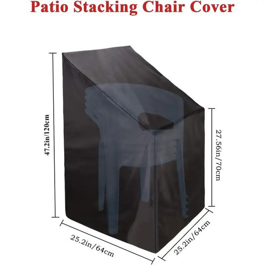 Outdoor Patio Chair Protector - UV Resistant & Waterproof & Dustproof Garden Furniture Cover for Beach and V888-ELOSUNG45958
