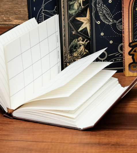 Ancient Egyptian Civilization Trifold Journal | Premium Portable Student Notebook and Planner | Detailed V888-ELOSUNG46679
