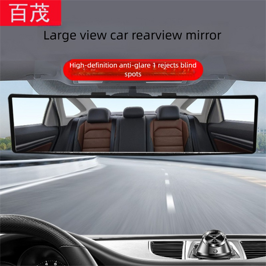Wide-View Curved Interior Rearview Mirror - Anti-Glare, Anti-Fog, Easy Clip-On Installation V888-ELOSUNG48041