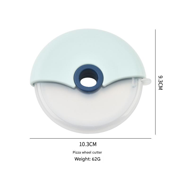 5-Pack Round Wheel Pizza Cutter Set with Protective Covers, Detachable Stainless Steel Pie Cutter, Easy Clean V888-ELOSUNG48646