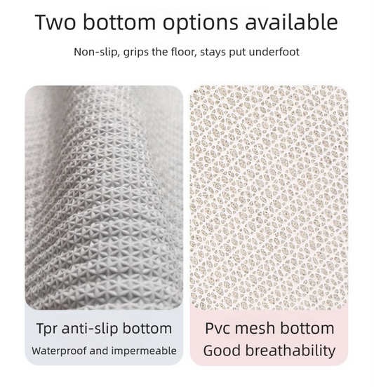 Atrovirens Thickened Chenille Bathroom Floor Mat 50x80cm Super Absorbent Non-Slip TPR Backing Rug for Shower V888-ELOSUNG48796