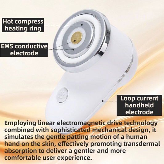 4-in-1 EMS Microcurrent & Constant Hot Compress Facial Toning Device (KL-3032) - Rechargeable Skin Lift & V888-ELOSUNG49529