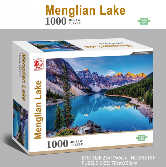 1000 piece Jigsaw Puzzle for Adults - Landscape Cityscape Art, Premium Quality Paper Cardboard, 70x50cm V888-ELOSUNG50243