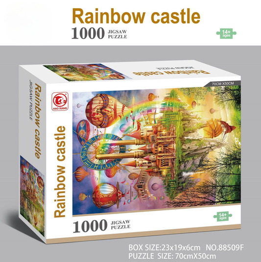 1000 piece Jigsaw Puzzle for Adults - Landscape Cityscape Art, Premium Quality Paper Cardboard, 70x50cm V888-ELOSUNG50244