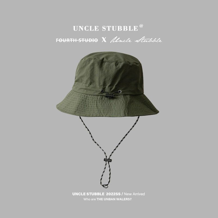 Army green Packable Bucket Hat Unisex Wide Brim Foldable Sun Protection Hiking Travel Cap V888-ELOSUNG51331