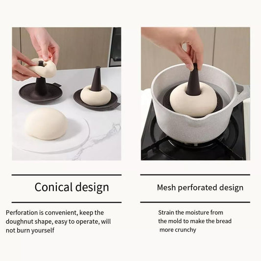 Silicone Donut Baking Mould for Homemade Baking - Heat Range -30 degrees C to 230 degrees C, Non Stick Pastry V888-ELOSUNG52024