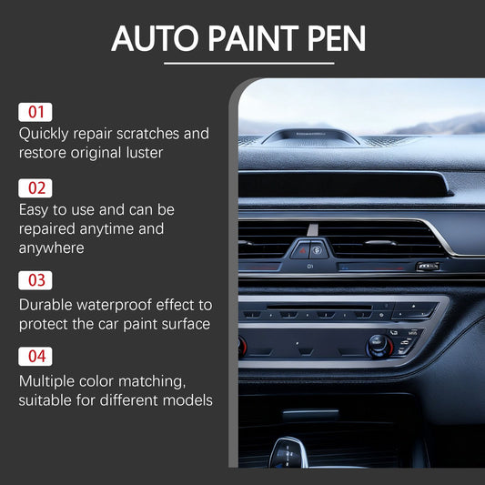 3-Pack Car Interior Paint Touch-Up Pen - Quick Color Restoration Scratch Repair Fixer for Automotive Leather V888-ELOSUNG52114