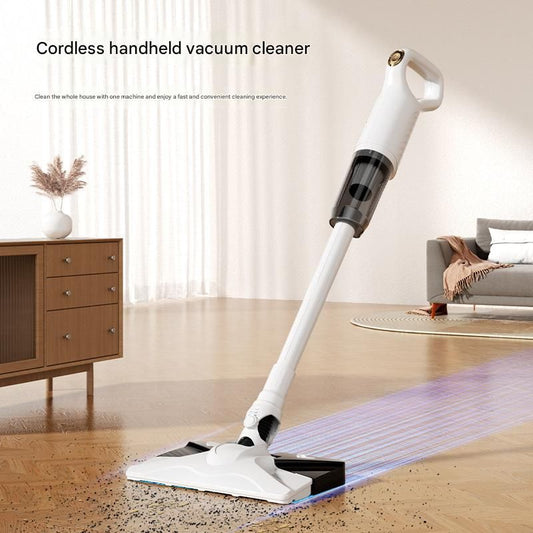 White Cordless Vacuum and Mop Combo - 6kPa Suction, 2000mAh Battery, 180 degrees Flexible Floor Brush, V888-ELOSUNG53090