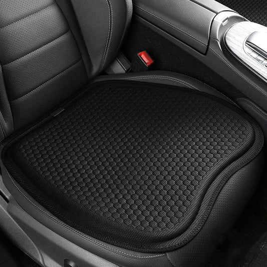 Black Universal Honeycomb Gel Seat Cushion - Breathable Cooling Pad for Car & Office - Ergonomic Pressure V888-ELOSUNG54016