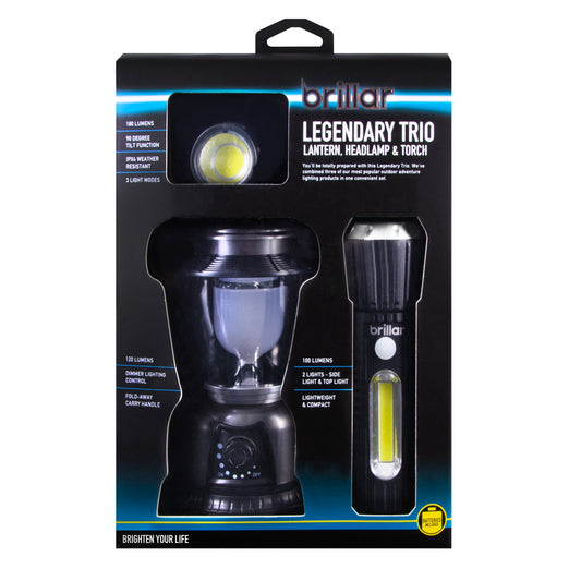 Brillar Legendary Trio Touch, Headlamp & Lantern V915-BR0093