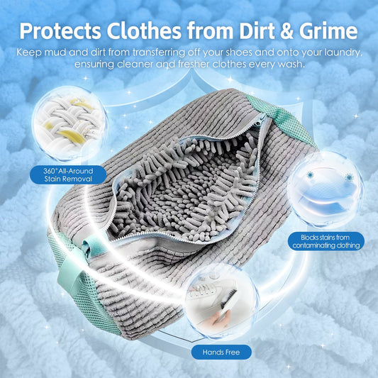 2Pcs Portable Shoe Washing Bag V915-HO0411