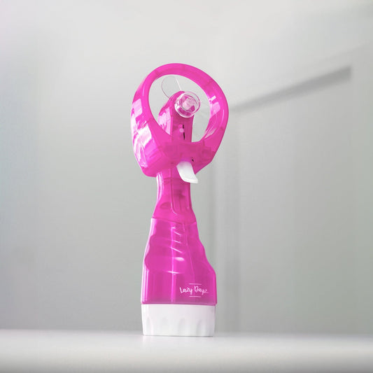 Lazy Dayz Water Spray Fan - Pink V915-LD0078-PK