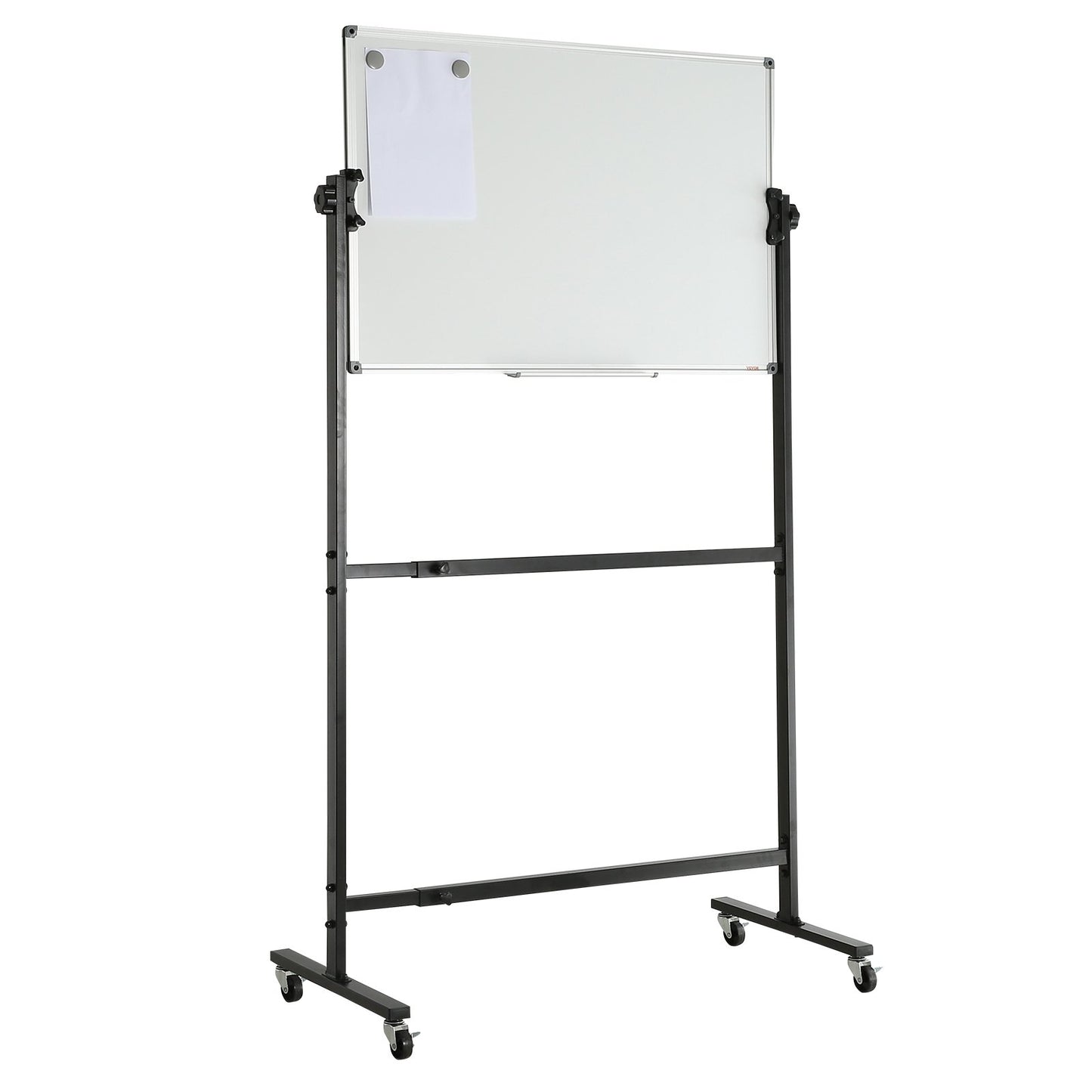 91.5x61cm Rolling Magnetic Whiteboard, Double-sided Mobile Whiteboard, Adjustable Height Dry Erase Board with V952-BBYCDL3624ABSW8OMV0