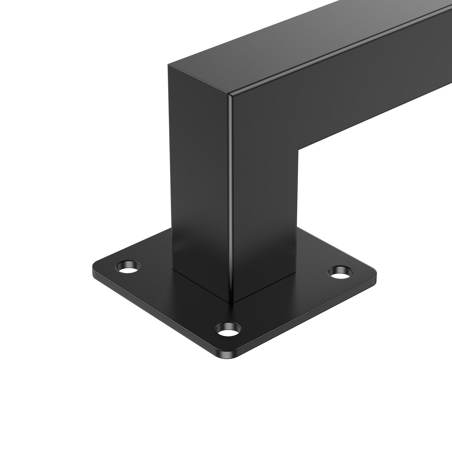 Wall Mounted Stair Handrail, 910mm Black Iron Staircase Handrail Indoor, 113kg Load Capacity, Industrial V952-BGSTZFGFS3FTNONYF001V0