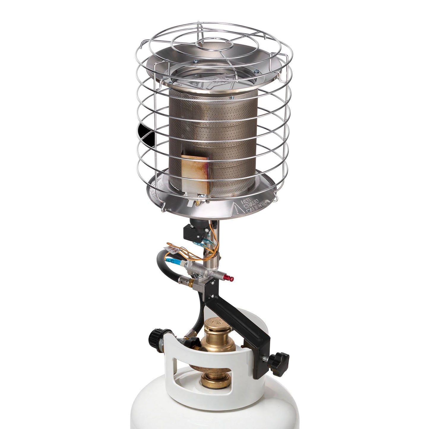 Propane Tank Top Heater, 42000 BTU Rapid Heating 360-Degree Infrared Radiant Tank Top Gas Heater, Stepless V952-BWGDJRQDFRQDTZBEJ001V0