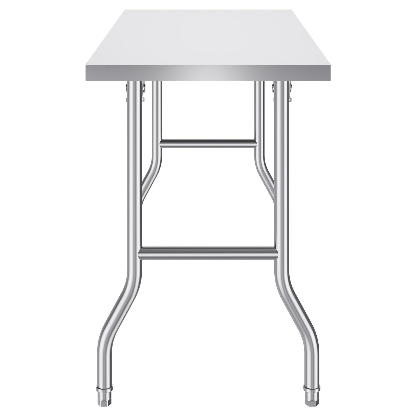 Stainless Steel Kitchen Bench Folding Commercial Prep Table 1220x610 mm V952-CFGZT24X48YC00001V0
