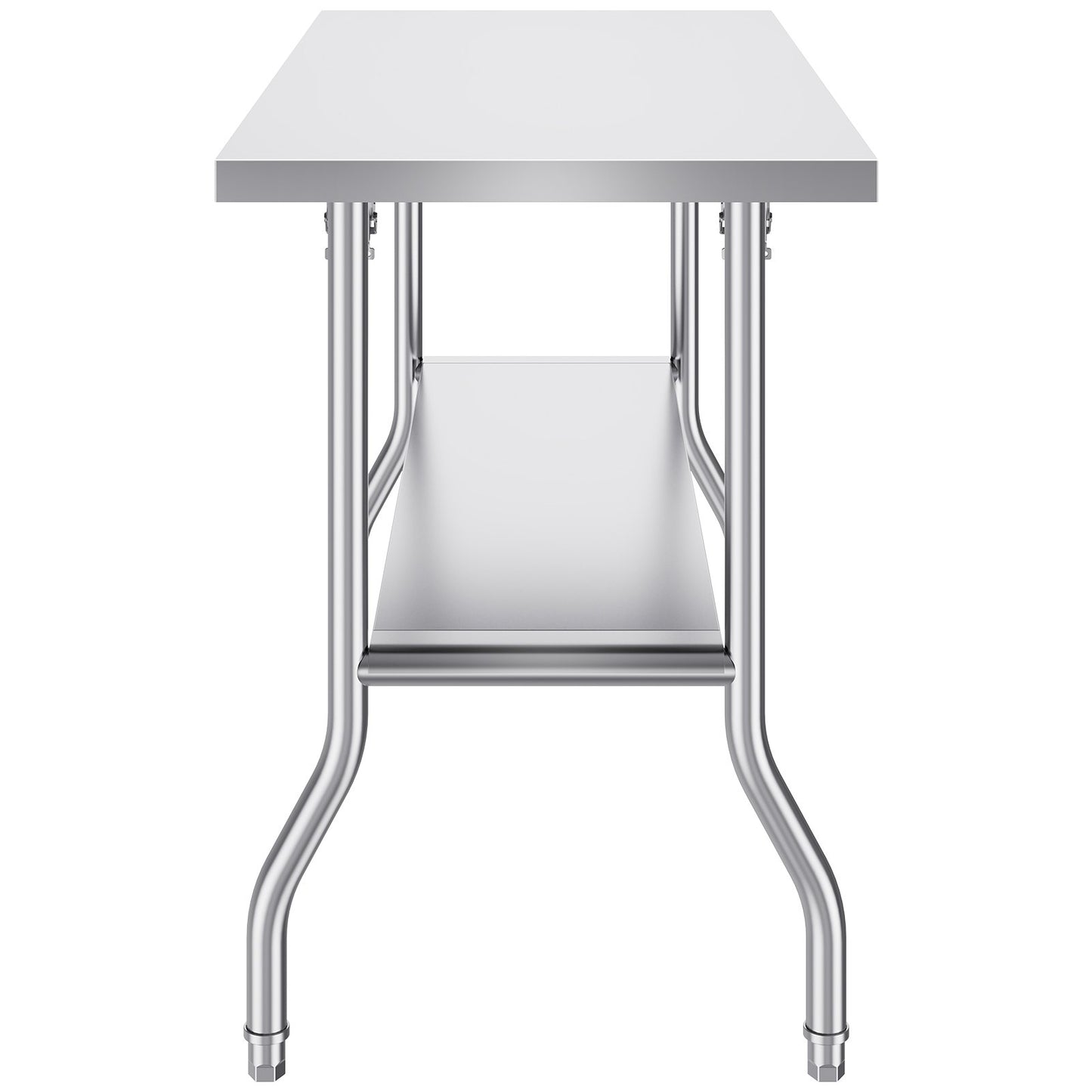 Commercial Worktable Workstation Folding Commercial Prep Table 1220x610 mm V952-CFGZT48X24YC00001V0