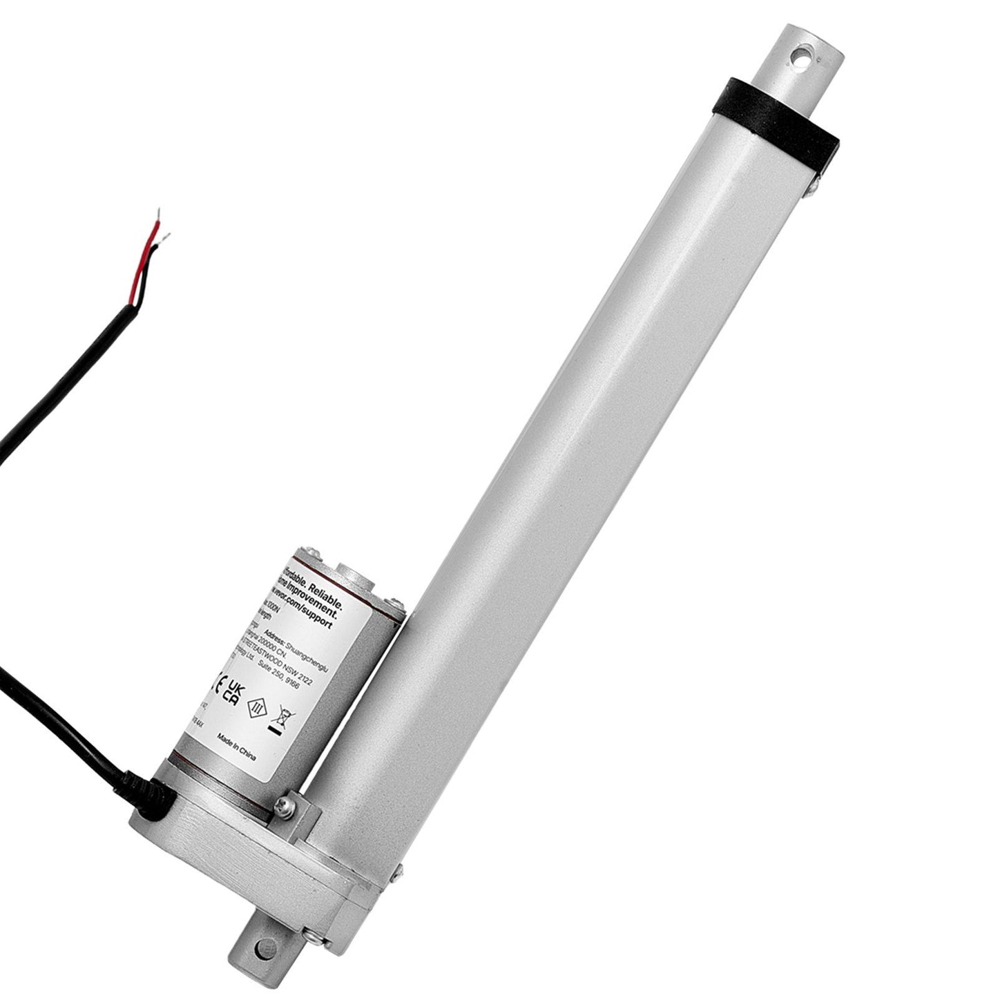 12V Linear Actuator, 203.2mm Stroke 15mm/s High-Speed 1000N Linear Motion Actuator - with IP54 Protection & V952-CGXXZXQ8INCHM2C9A001V9