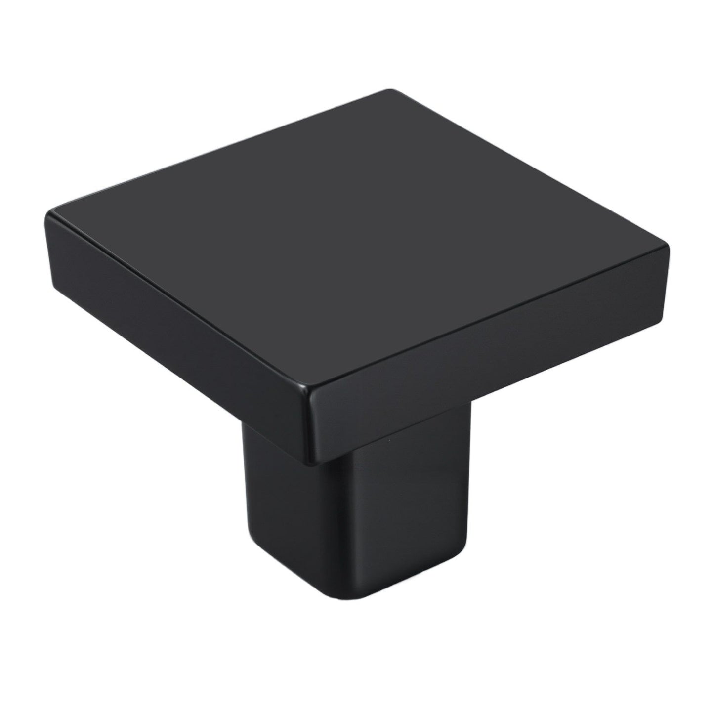 Cabinet Knobs, 10 Pack, 30 mm Black Zinc Alloy Drawer Pulls & Door Handles, Square Kitchen Solid Knobs V952-CJXNFX10PCS031H9B001V0