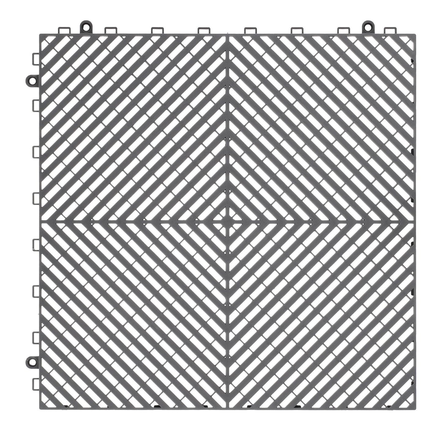Interlocking Drainage Mat, 41.5 x 41.5 cm Modular Interlocking Cushion, 24 Pcs Splicing Drainage Mats, PP V952-CKPSD157157IYIV1HV0