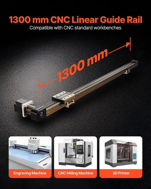 Linear Guide Rail, Belt Drive, CNC Linear Motion Stage Actuator, with Nema34 Stepper Motor, 1300 mm Stroke V952-CNCZXDGPDCD6PZ6T6001V9