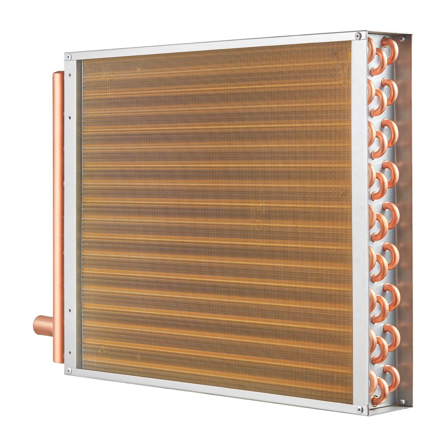 Heat Exchanger Water to Air, 18"x 20" with 3-Row 3/8" Copper Ports, 242 Aluminum Fins Heat Exchanger for V952-CPGSHRQ18200VCZ68V0