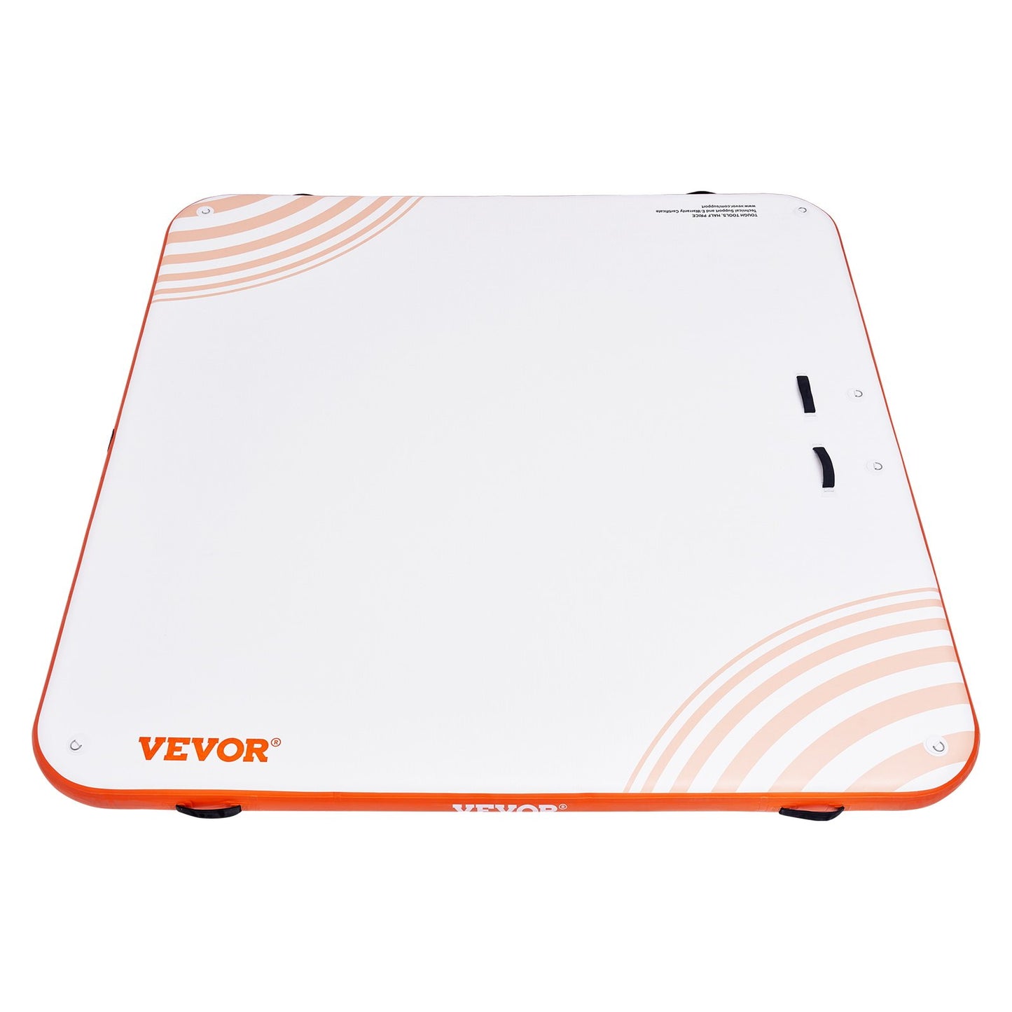 Inflatable Floating Dock, 7 x 7FT Inflatable Dock Platform, Non-Slip Water Floating Dock Mat with Portable V952-CQFT7X7FTBJHTBHI7V0