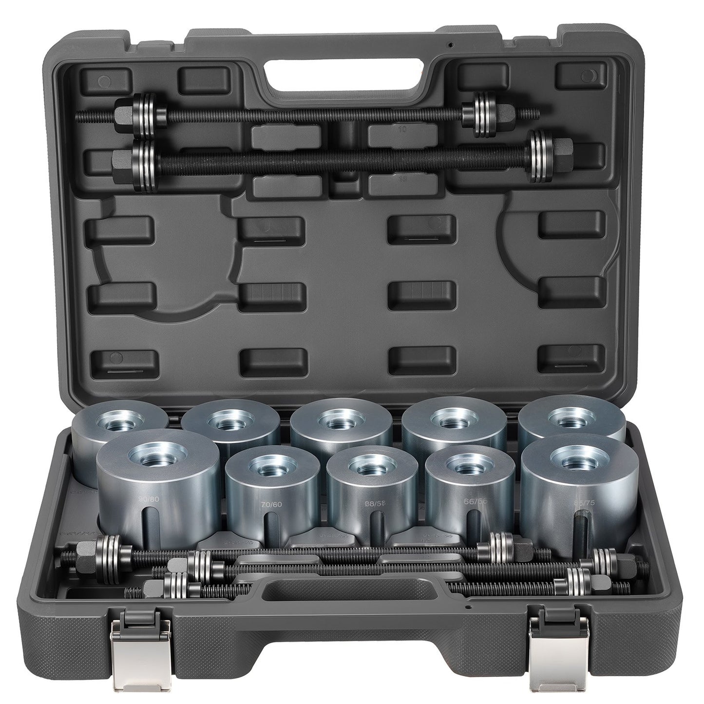 Pull and Press Sleeve Kit, 27 PCS, Steel Bush Removal Insertion Sleeve Tools with Carrying Case, Compatible V952-CTQCQTZ27JT0S6JTC002V0