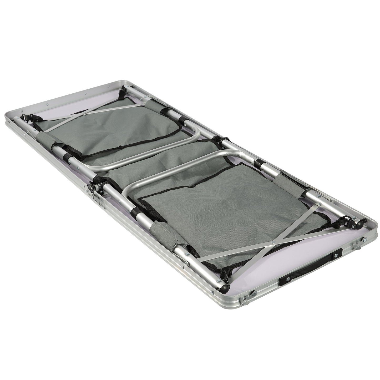 Camping Kitchen Table, Quick set-up Folding Camping Table with A Carrying Bag, 3 Adjustable Heights, MDF V952-CWJKYDCFHSHSB10K7V0