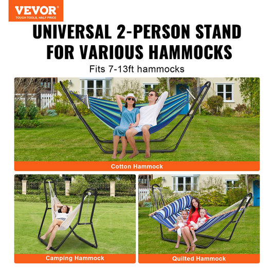 Steel Hammock Stand 450lbs Capacity Hammock Frame Fits 6.9-12.8ft Hammocks V952-CXDCJCXJS1105OTTMV0