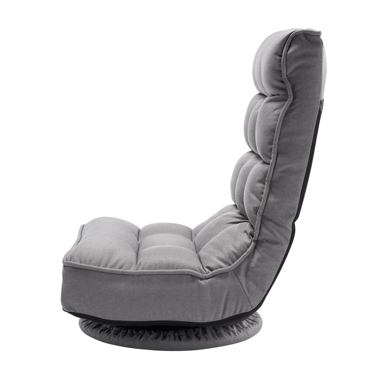 Swivel Floor Gaming Chair, 360-Degree Rotating Floor Chair with 4 Adjustable Position Folding Backrest and V952-DBYXZKWFS000O4SU9V0