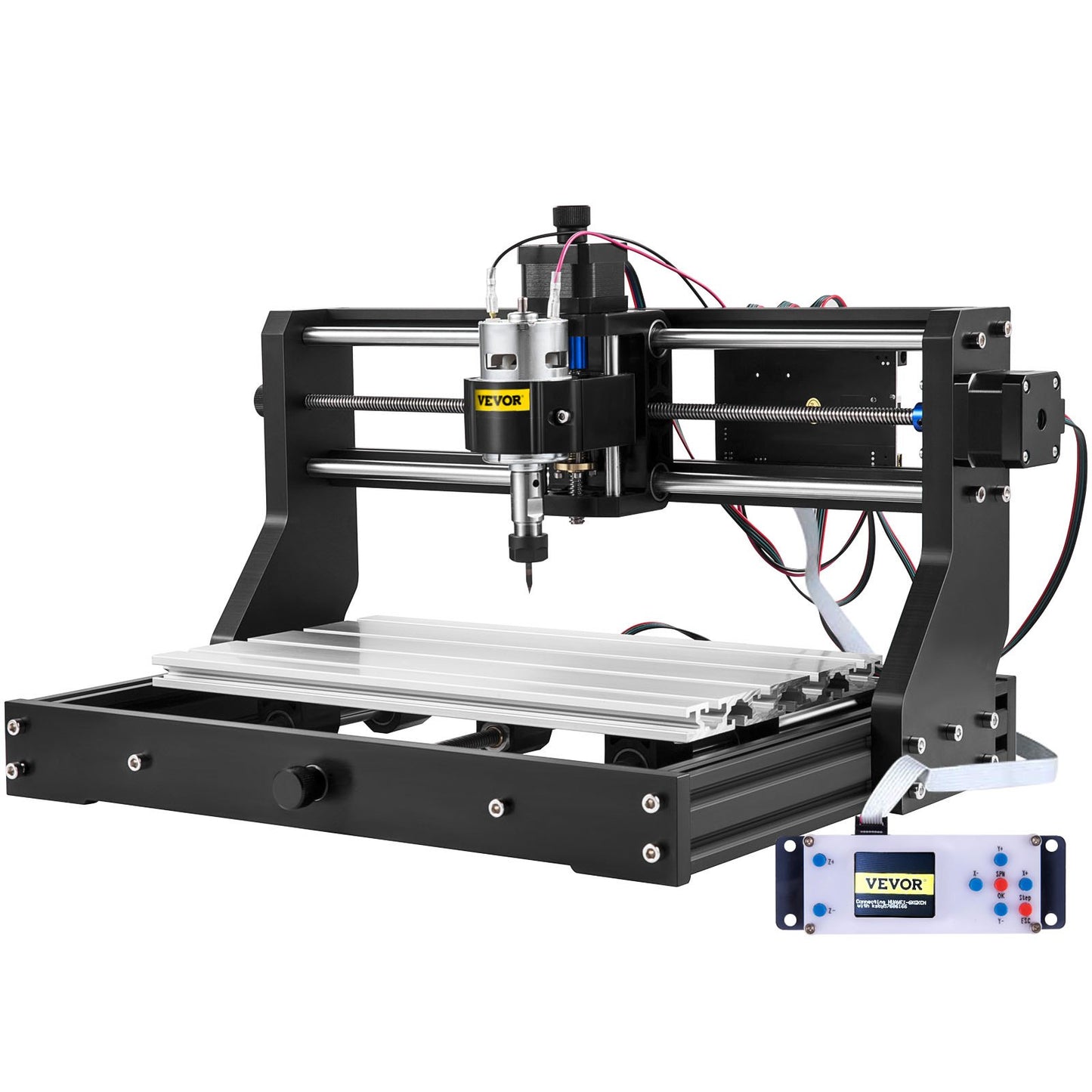 CNC 3018 Pro CNC 3018 300x180x45 mm CNC Machine GRBL Control Mini Engraver with Offline Controller 3 Axis V952-DKJ3018PROJCK0001V3