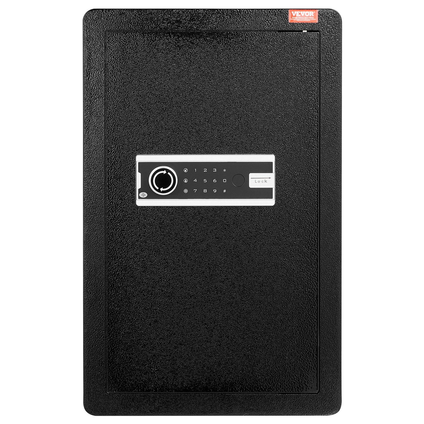 Single Door 3.5 cu.ft Safe Box with Key Lock & Password, Safe Lock Box with Fireproof Bag, Key Rack, LED V952-DMBXXLS3139CDLYSIV9