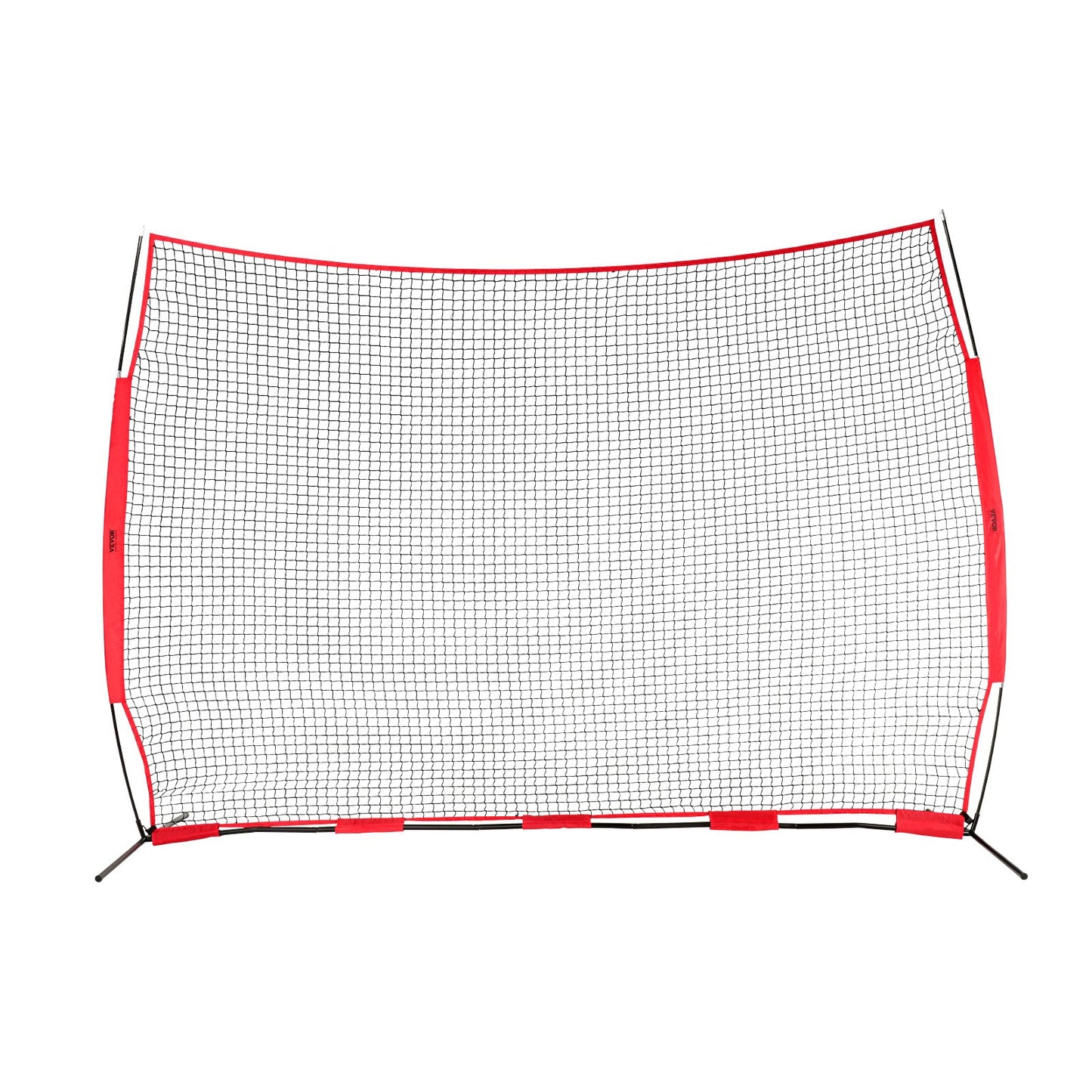 Barricade Backstop Net, 12x9 ft Ball Sports Barrier Netting, Portable Practice Equipment with Carry Bag, V952-DQW129YC0000YT8NIV0