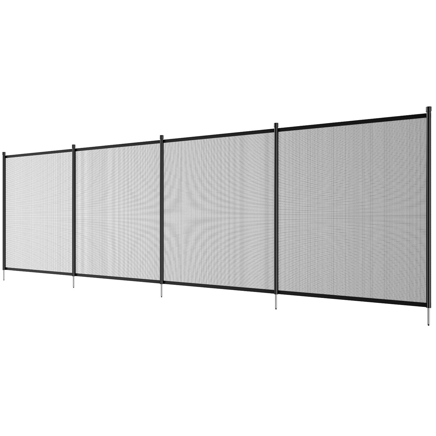 Pool Fence, 4 x 12 FT Pool Fences for Inground Pools, Removable Child Safety Pool Fencing, Easy DIY V952-DXYCWL412FTH374E1V0