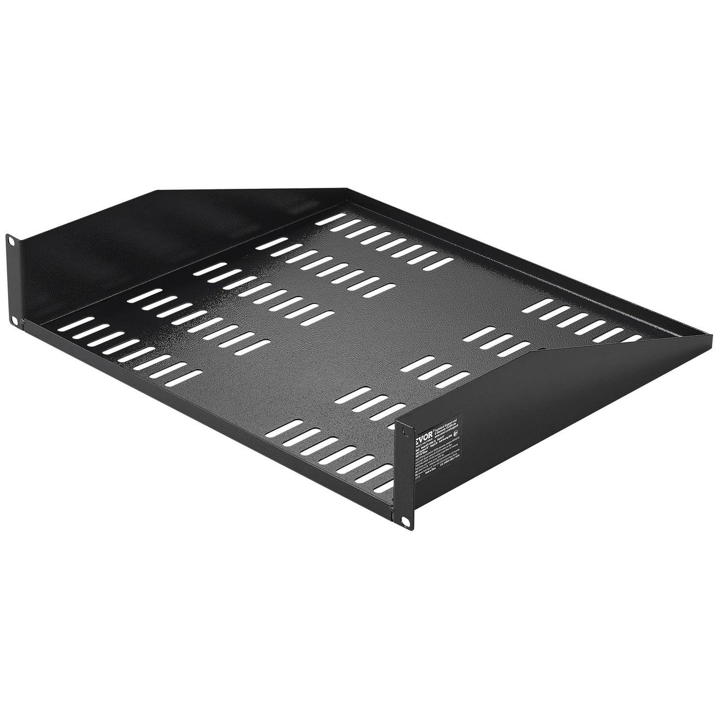 2U Server Rack Shelf 16"/406 mm Depth Vented Rack Mount Shelf with Tray V952-FWQJJGB2U16Y33AWQV0