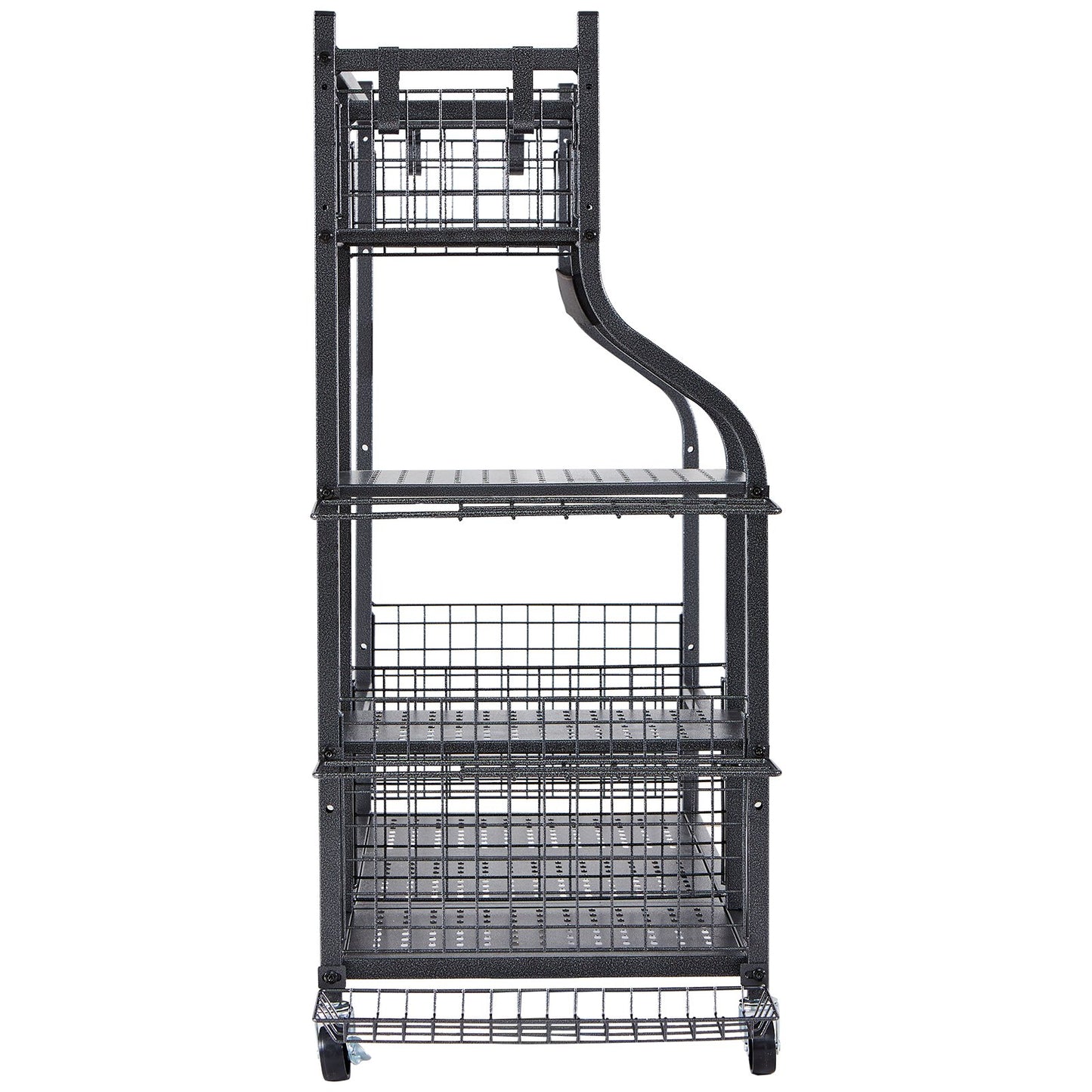 Golf Storage Garage Organizer, 2 Golf Bag Stand Holder and Other Sports Equipment Storage Rack, Rolling Ball V952-GEFSNJHSS4G25AL4YV0