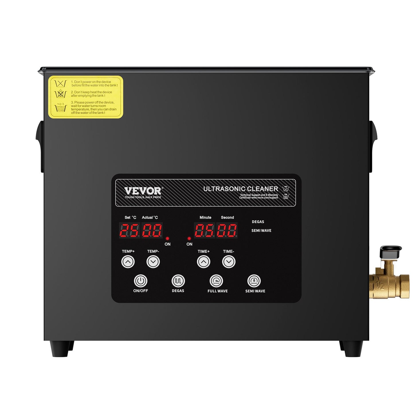 6L Ultra Sonic Cleaner, 180W Digital Ultrasonic Cleaning Machine with Gentle Mode & Upgraded Degassing, 40kHz V952-HGKCSBQXJ6LAHTSPMV3