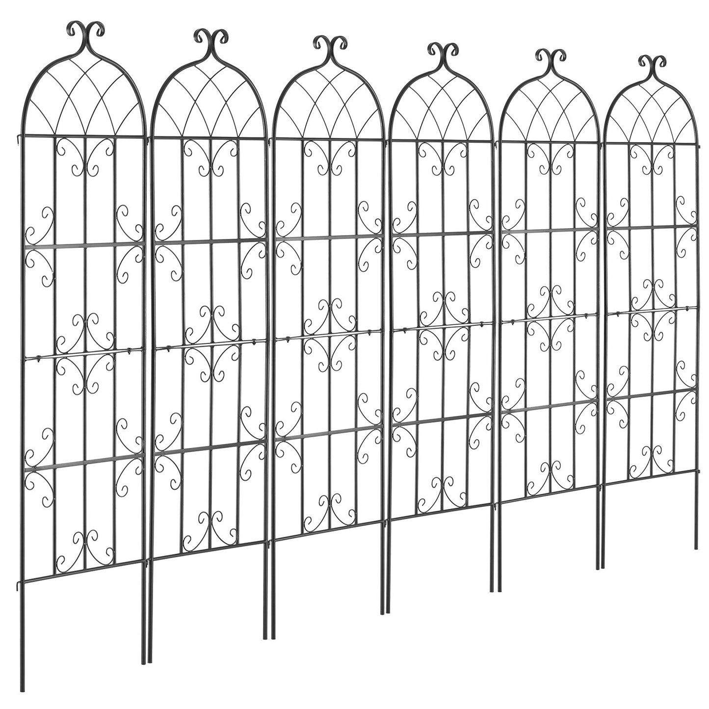 4 Packs Metal Garden Trellis for Climbing Plant Support 71x20 in Rustproof V952-HPJHX6JTH71WWTFZ4V0