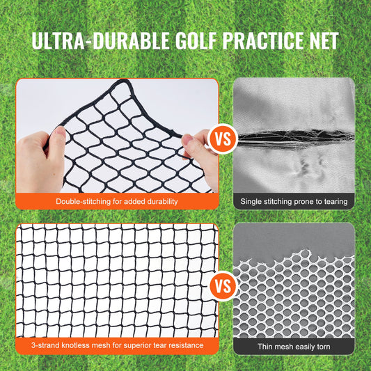 10x10ft Golf Practice Net Indoor Hitting Net for Baseball Hockey Soccer V952-JQW10X10YCDWM48OPV0