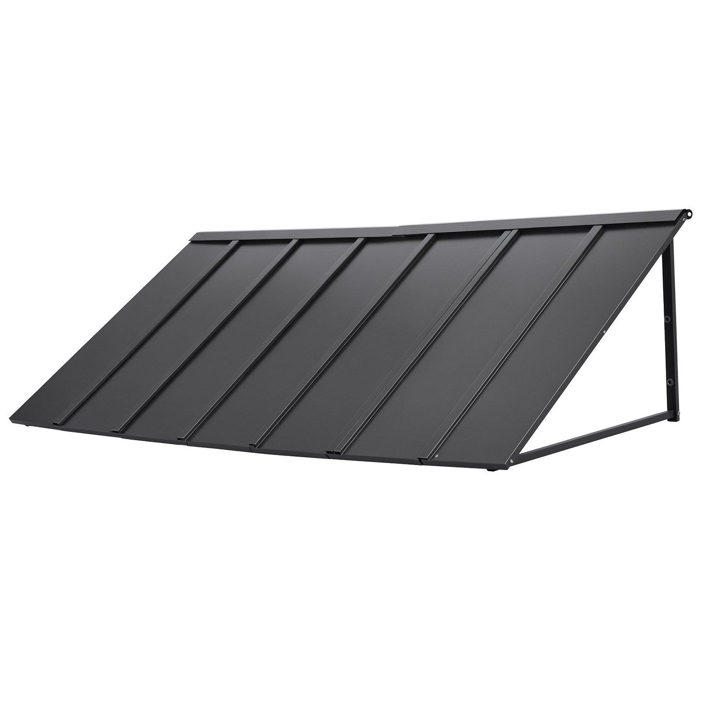 Fixed Metal Awning 2032 x 910 mm, Window Awning Door Canopy, Stable Triangle Steel Frame Exterior Awnings V952-JSGDSZYP80IN4NSY3V0