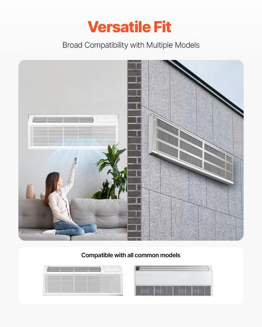 Air Conditioner Wall Sleeve 42 in with Exterior Grille Wall AC Sleeve V952-KDCJT42INCHD3IX7CV0