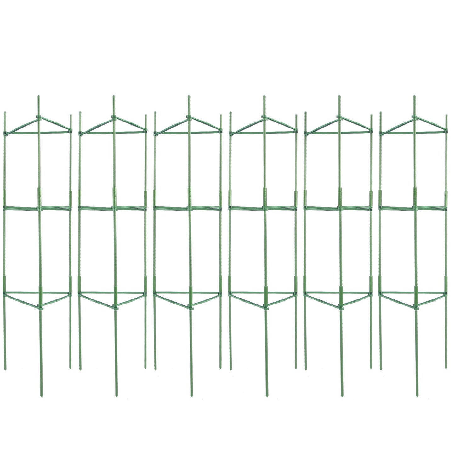 6 Packs Tomato Cages for Garden, 1230 mm Tomato Trellis Plant Stakes Support, Stackable Tall Plant Support V952-KZDFQZZZCJ480IG42V0