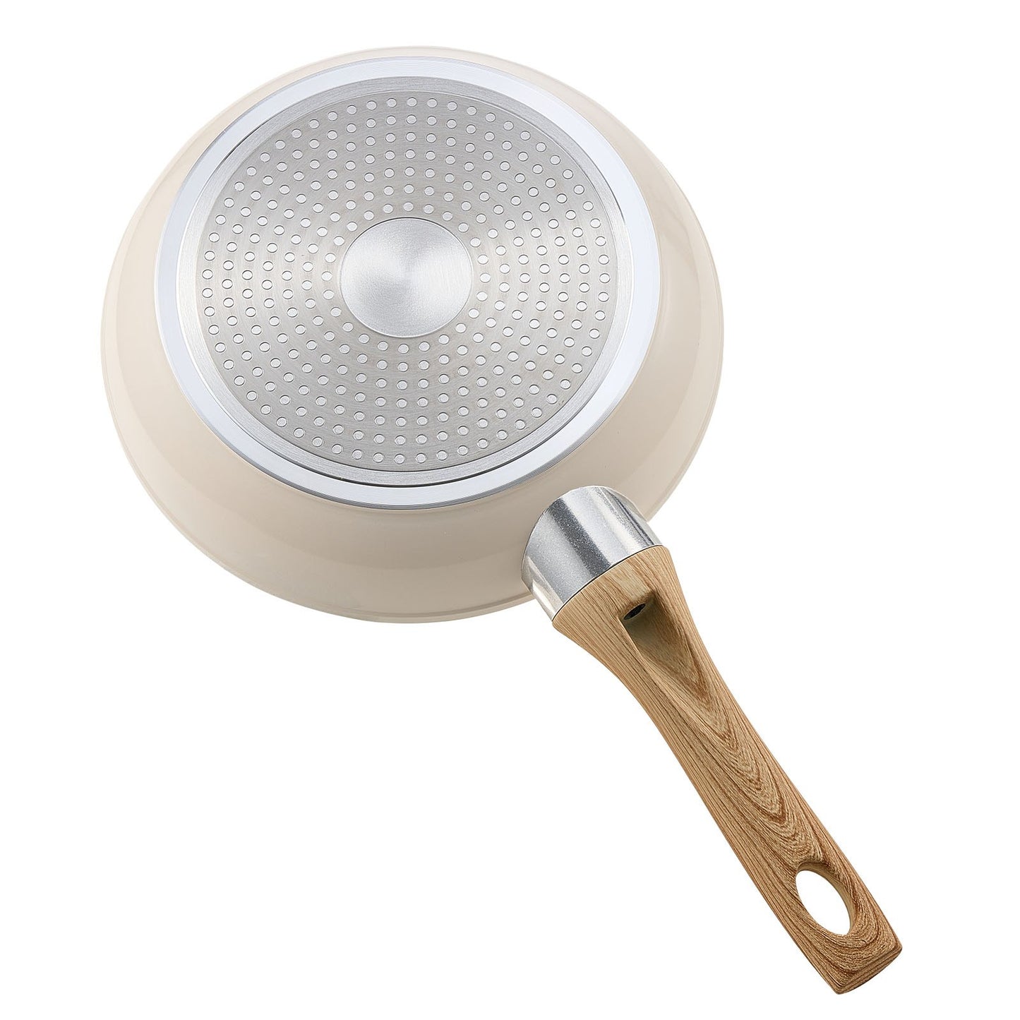 Frying Pan Skillet, Aluminum Egg Fry Pans, 3 Pcs (200, 240, 280 mm), Nonsitck Ceramic Heavy-Duty Skillets V952-LCGSJTTCTC89NDS2C001V0