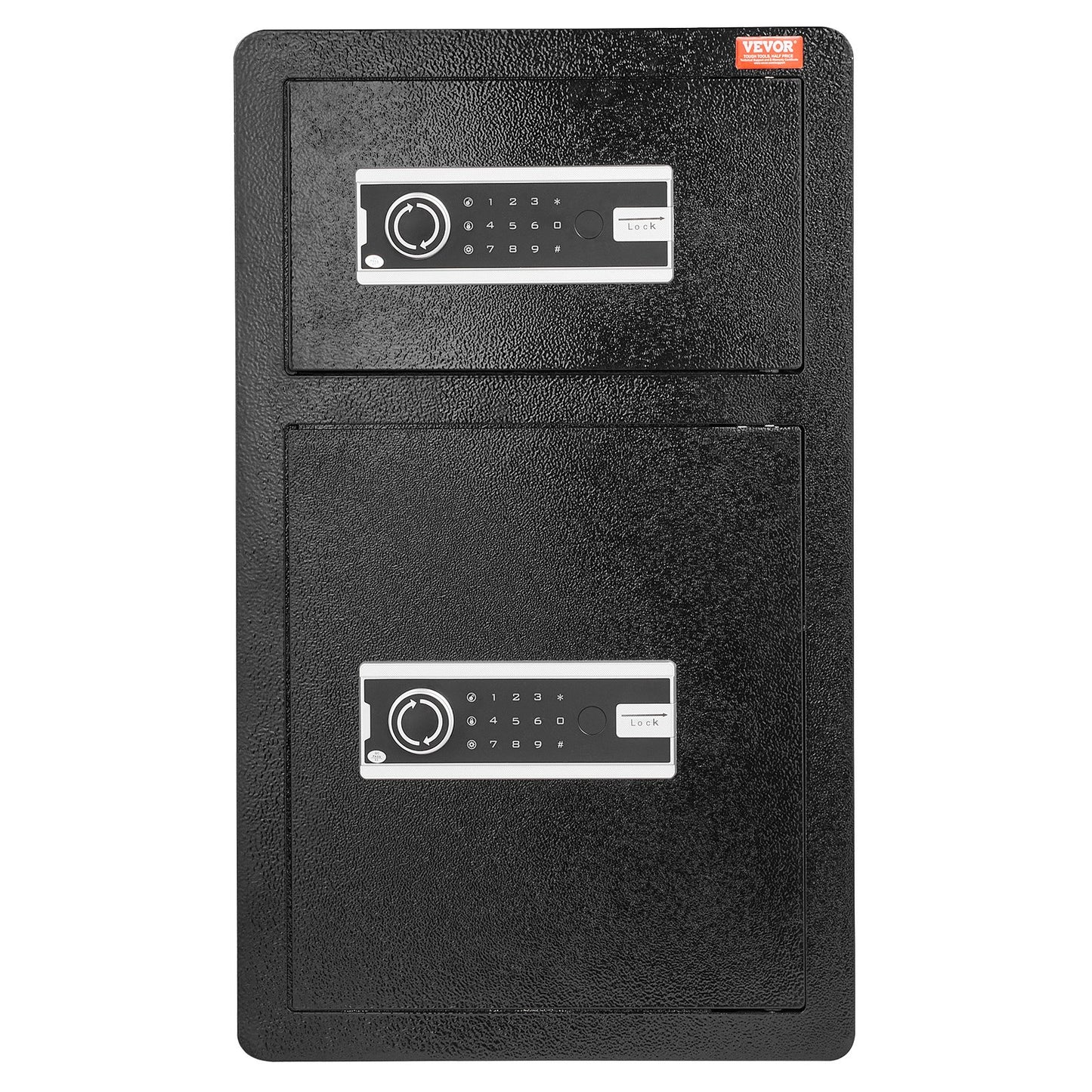 Double Doors 4.5 cu.ft Safe Box with Key Lock & Password, Safe Lock Box with Fireproof Bag, Key Rack, LED V952-LMBXXLS452CU8Z59AV9