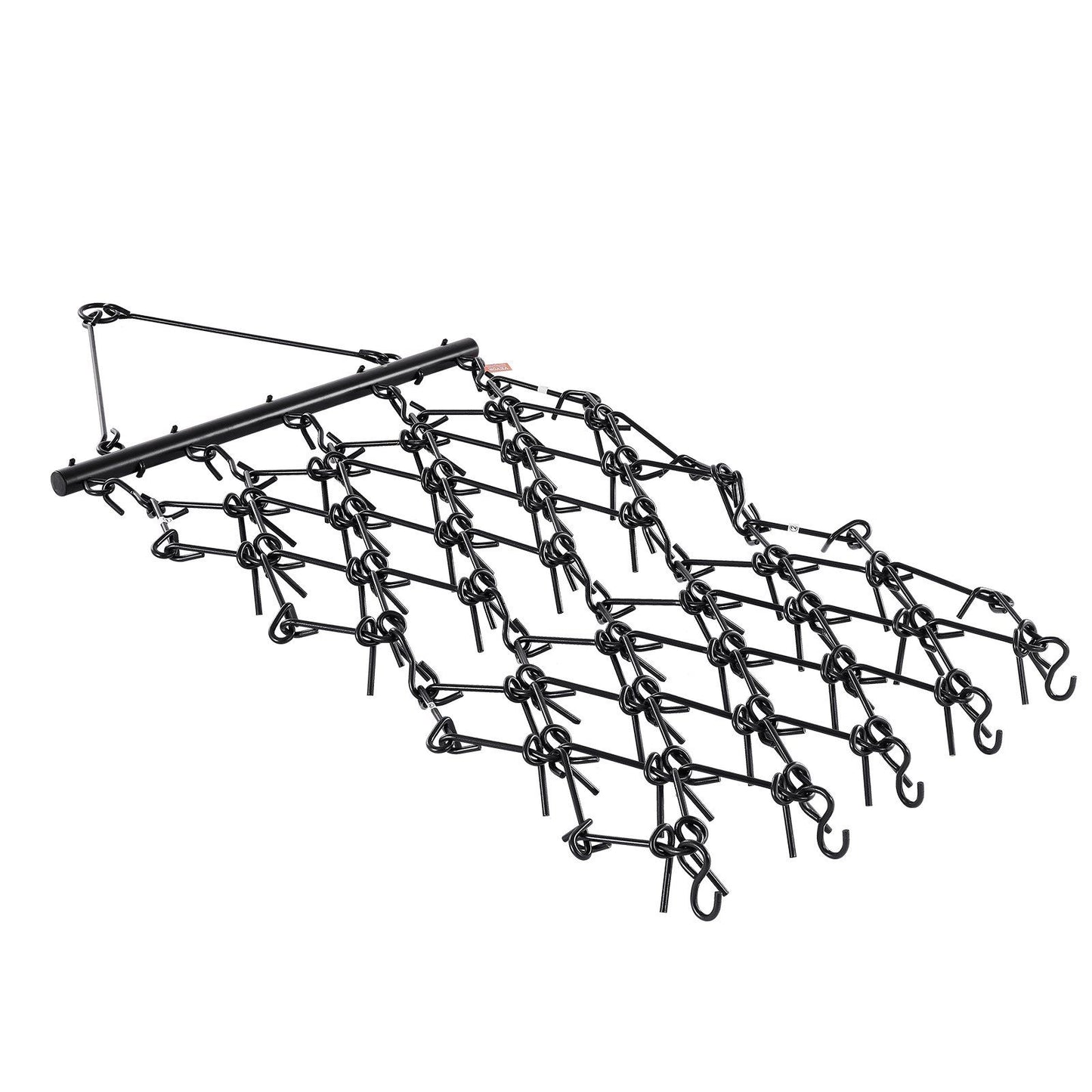 Drag Harrow, 1.2x1.2 m Durable Chain Harrow with 69 Sharp Teeth, Suitable for ATV UTV Tractor, Ideal for Soil V952-LP44FTDPK0002OK0ZV0