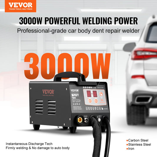 Spot Welder Dent Puller 3KW Stud Welder Dent Repair Kit with 2 Welding Gun V952-LZHJ30KW7ZGNRYSVJV3