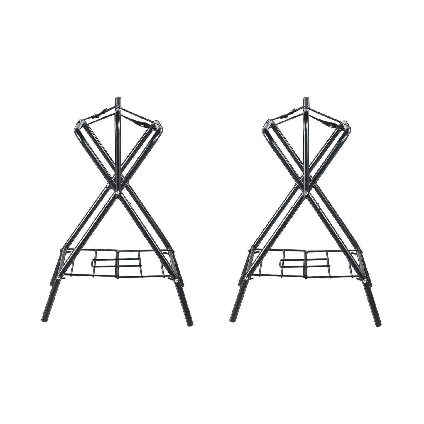 Folding Saddle Rack, 28 x 19 x 37.5 in, 2 Packs Freestanding Horse Saddle Stand, Portable Horse Blanket V952-MAJXXZDK2819ERWR1V0